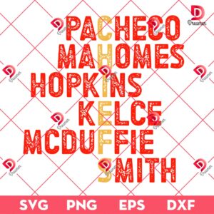 KC Chiefs Football SVG PNG, Mahomes Kelce PNG SVG, Kansas City Football Chiefs PNG SVG