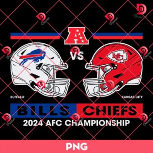 Kansas City Chiefs Vs Buffalo Bills 2024 Afc Championship PNG