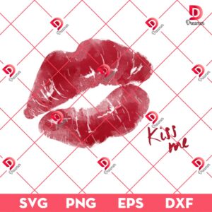 Lips Kiss Me SVG PNG EPS DXF
