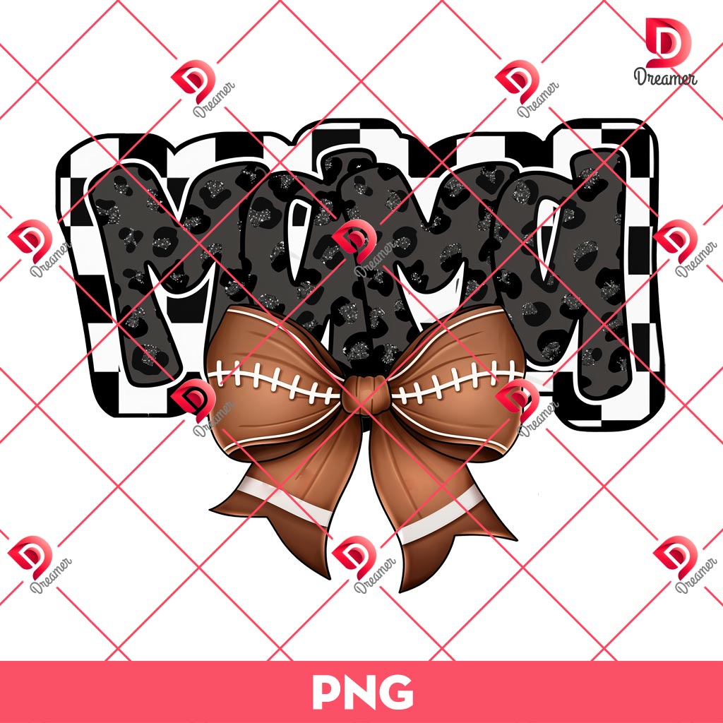 Mama Football Coquette Bow PNG, Mama Checkered Football PNG 1 Mama Football Coquette Bow PNG, Mama Checkered Football PNG