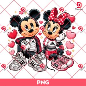 Mickey And Minnie Valentines Day 2025 PNG, Disney Valentine 2025 PNG