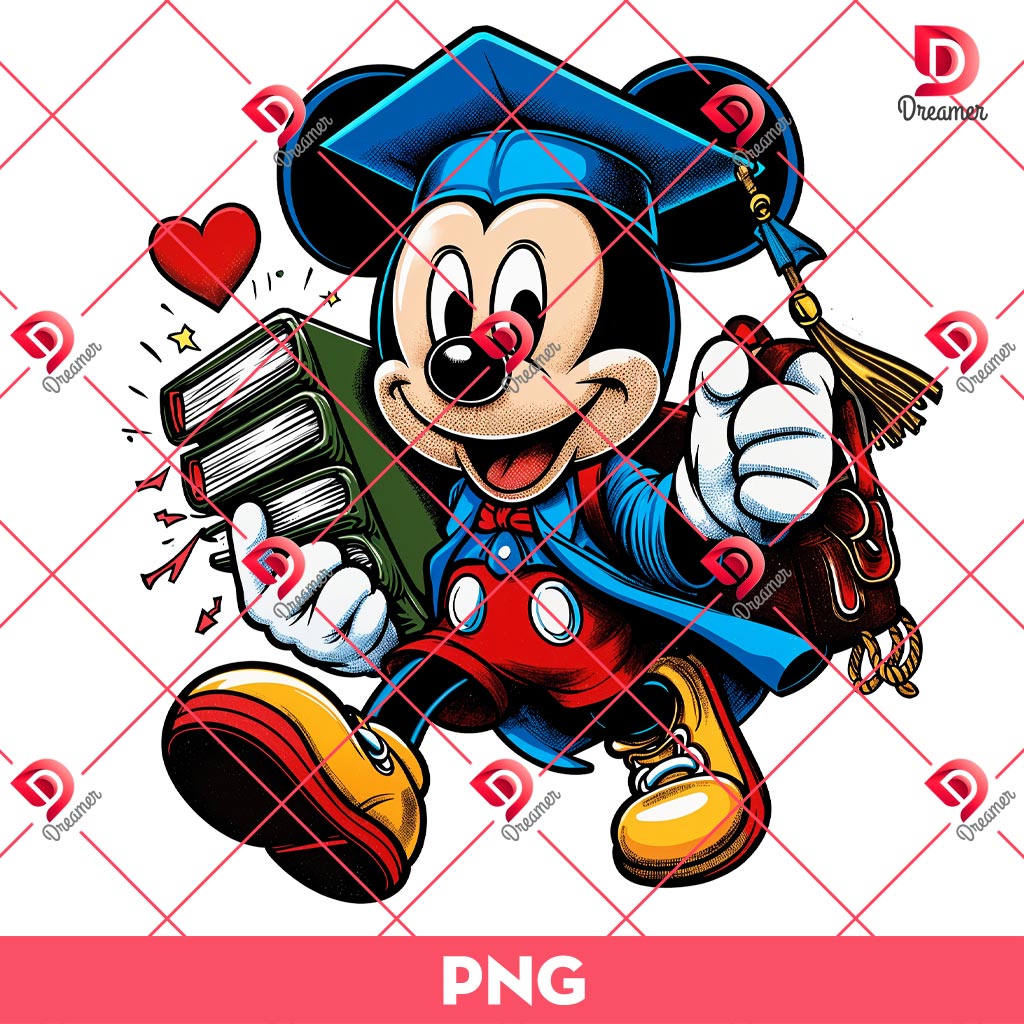 Mickey Mouse Graduation 2025 PNG, Disney Mouse School PNG 1 Mickey Mouse Graduation 2025 PNG, Disney Mouse School PNG