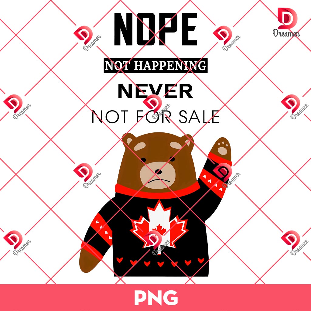 Not For Sale Nope Never PNG Design 2 Not For Sale Nope Never PNG Design