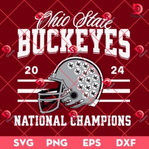 Ohio State Buckeyes 2024 2025 National Championship SVG PNG, College Football Crew SVG PNG EPS DXF