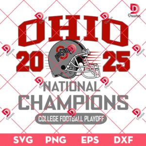Ohio State Buckeyes 2025 National Champs SVG PNG, Ohio State Buckeyes 2025 SVG PNG
