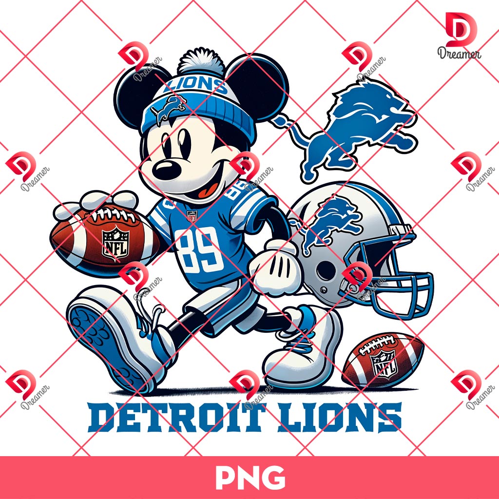 Retro Mickey Mouse Detroit Lions PNG, Disney NFL Sport Lions PNG 1 Retro Mickey Mouse Detroit Lions PNG, Disney NFL Sport Lions PNG