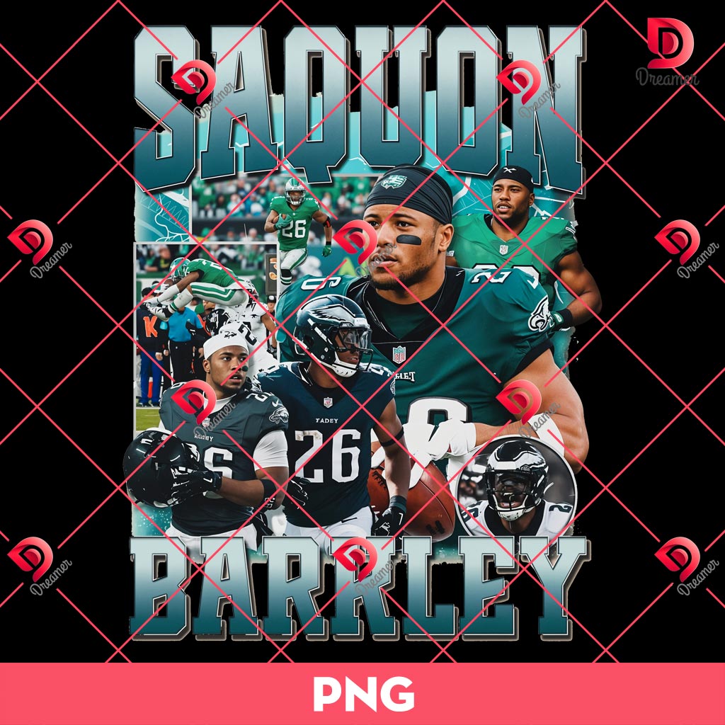 Bundle Philadelphia Eagles PNG Design, NFL Eagles Football Characters PNG Bundle 75 Saquon Barkley PNG, Fly Saquon Barkley Eagles PNG