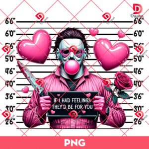 Scary Valentine PNG, Horror Valentine Michael Myers PNG, Killer Love PNG