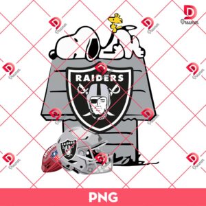 Snoopy Las Vegas Raiders Football PNG, Peanuts Cartoon NFL Raiders Football PNG