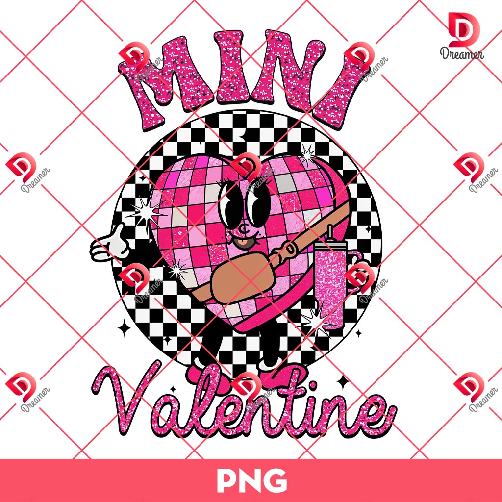 Sparkle Candy Heart Checkered Mini Valentine Delight PNG 2 Sparkle Candy Heart Checkered Mini Valentine Delight PNG