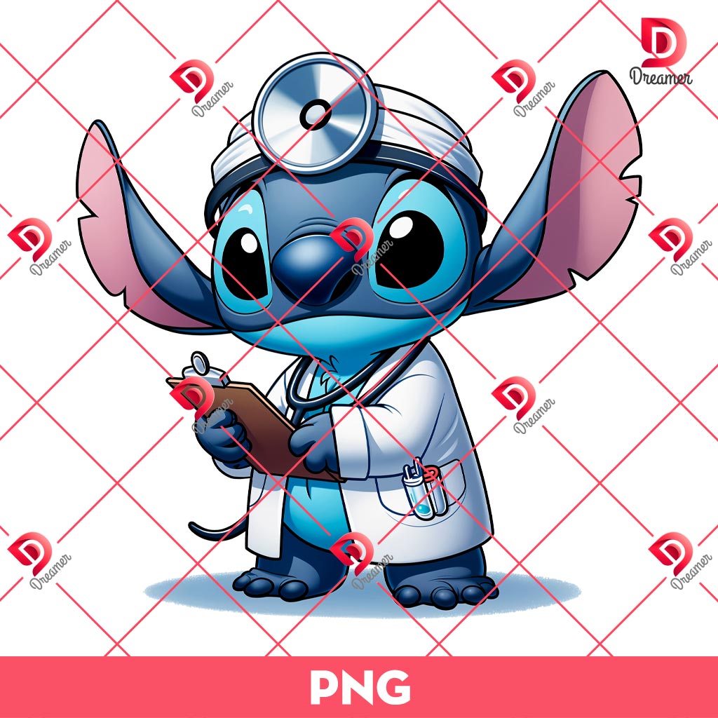 Stitch Works As A Doctor PNG, Stitch Is At The Hospital PNG 2 Stitch Works As A Doctor PNG, Stitch Is At The Hospital PNG