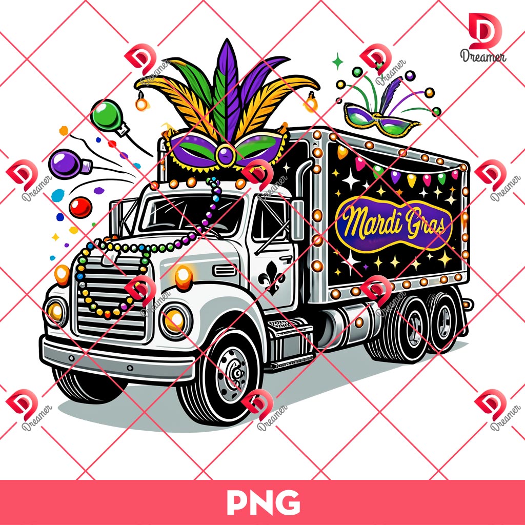 Truck Mardi Gras PNG 2 Truck Mardi Gras PNG