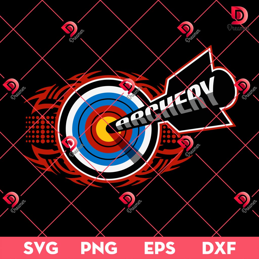 Archery SVG PNG EPS DXF Design 2 Archery SVG PNG EPS DXF Design