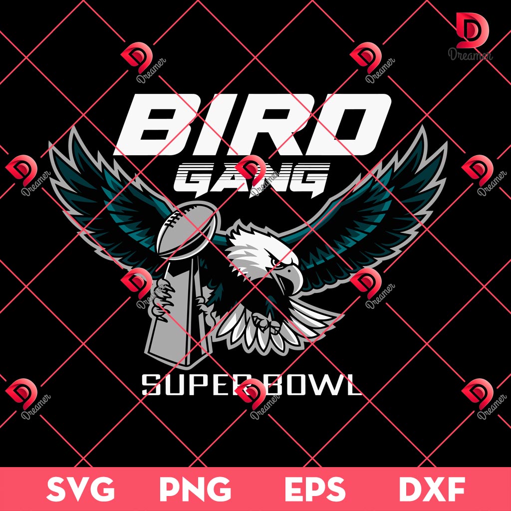 Bird Gang Philadelphia Eagles Super Bowl SVG PNG, Super Bowl LIX 2025 Eagles Champions PNG SVG 1 Bird Gang Philadelphia Eagles Super Bowl SVG PNG, Super Bowl LIX 2025 Eagles Champions PNG SVG