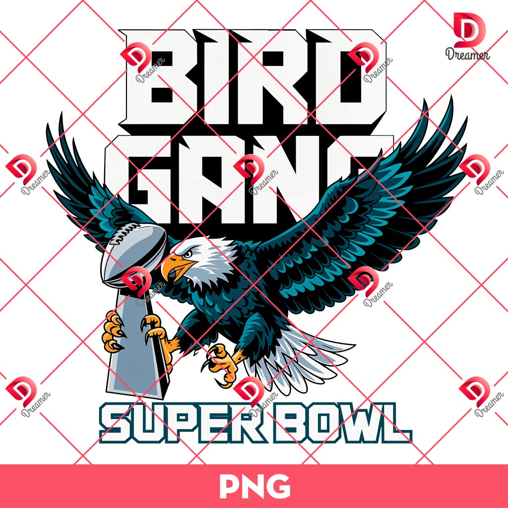 Bundle Philadelphia Eagles PNG Design, NFL Eagles Football Characters PNG Bundle 15 Bird Gang Super Bowl LIX 2025 Eagles PNG, Philadelphia Eagles Champions Super Bowl LIX PNG