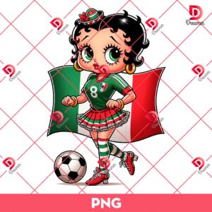 Bundle Betty Boop Mexico Soccer PNG, Betty Boop Wearing Mexican Soccer Player Outfit PNG 9 Bundle Betty Boop Mexico Soccer PNG, Betty Boop Wearing Mexican Soccer Player Outfit PNG