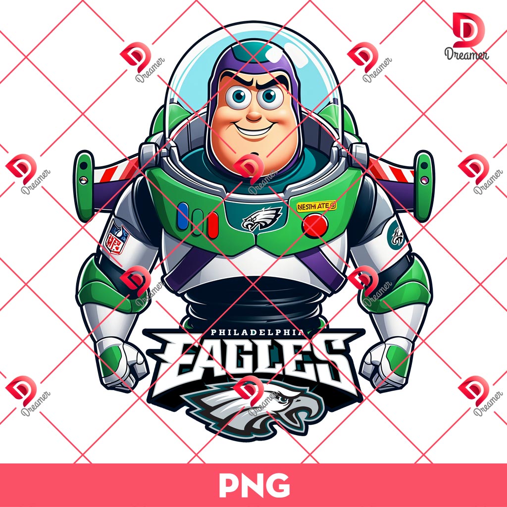 Bundle Philadelphia Eagles PNG Design, NFL Eagles Football Characters PNG Bundle 54 Buzz Lightyear Eagles Football PNG, Philadelphia Eagles Toy Story Cartoon Character PNG