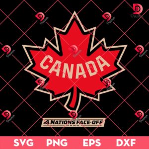Canada 2025 Four Nations Faceoff In Stunning SVG PNG