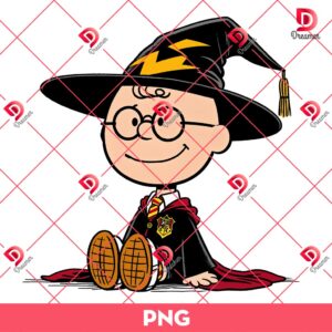 Charlie Brown x Harry Potter PNG, Peanuts Charlie Brown Hogwarts PNG