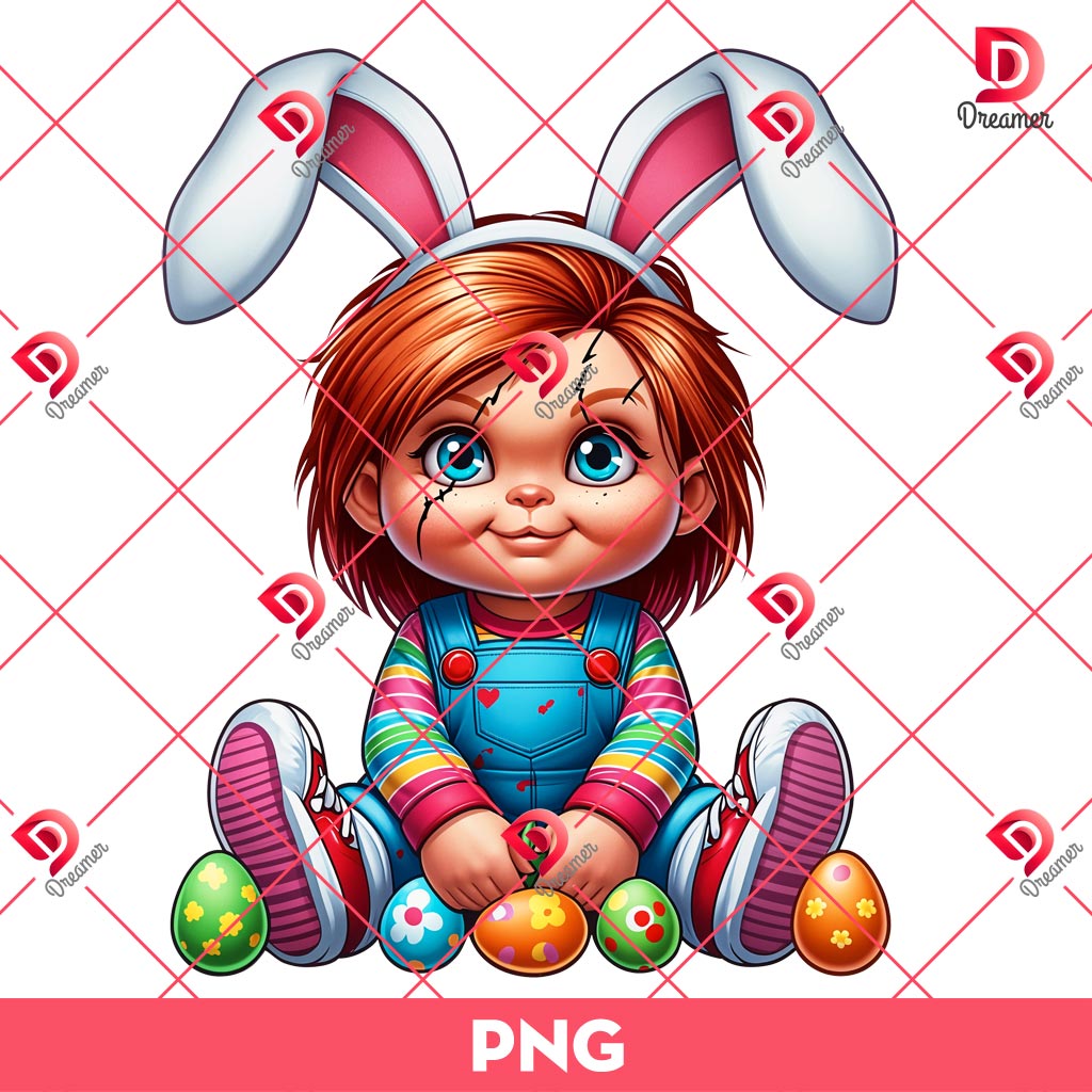 Cute Chucky Easter Bunny PNG, Horror Character Easter Day PNG, Chucky Bunny Holiday PNG 1 Cute Chucky Easter Bunny PNG, Horror Character Easter Day PNG, Chucky Bunny Holiday PNG