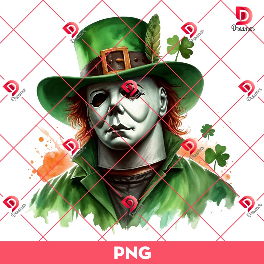 Horror Killers St Patricks Day PNG Bundle, St Patrick Horror Movie Characters Bundle PNG 4 Horror Killers St Patricks Day PNG Bundle, St Patrick Horror Movie Characters Bundle PNG