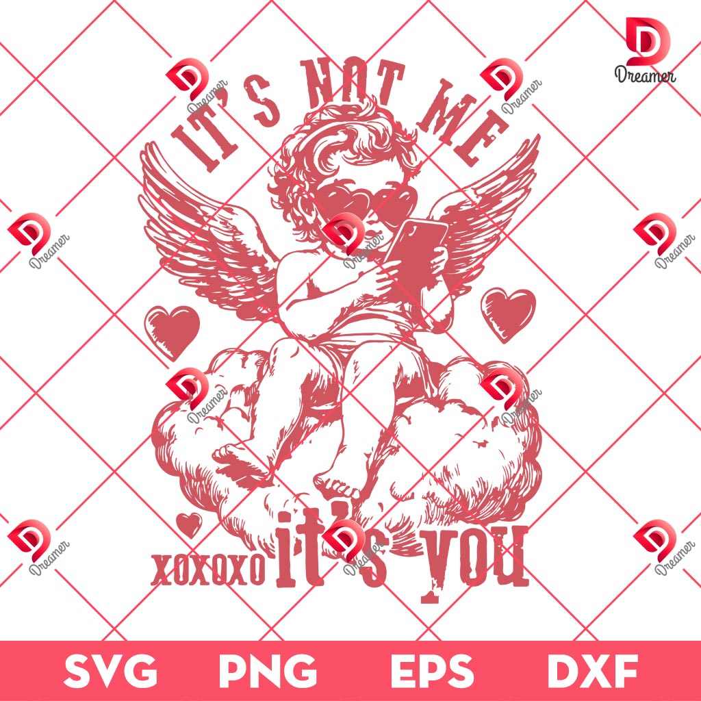 It's Not Me It's You PNG SVG Design, Anti Valentine's Day SVG PNG, Snarky Cupid Valentines SVG PNG 1 It's Not Me It's You PNG SVG Design, Anti Valentine's Day SVG PNG, Snarky Cupid Valentines SVG PNG
