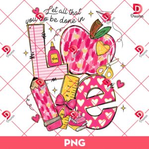 Love Valentine Teacher PNG, School Valentine PNG