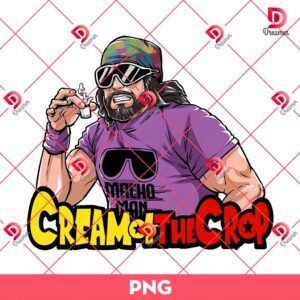 Macho Man Cream Of Crop PNG, Cream Of The Crop Manga Style PNG