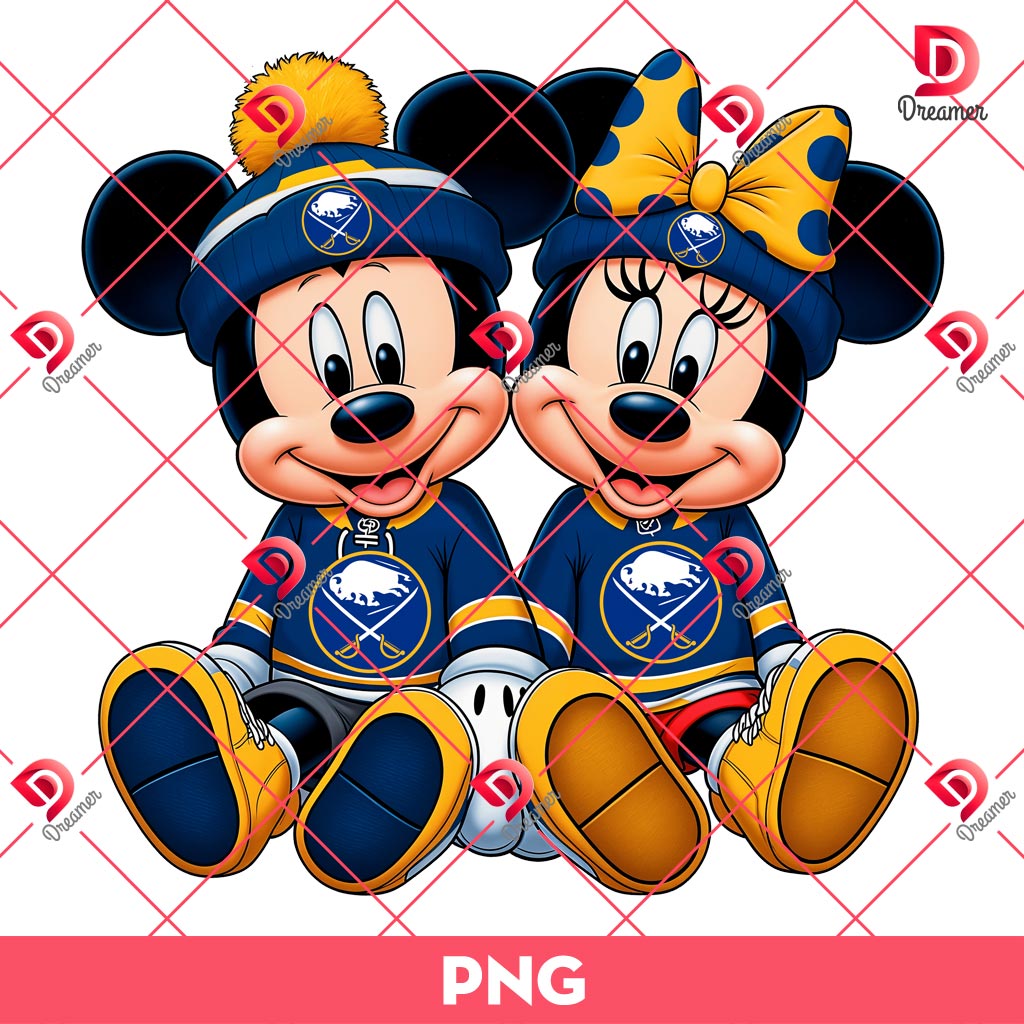 Mickey And Minnie Buffalo Sabres Hockey PNG, Disney Mickey Minnie Sabres NHL Sport PNG 2 Mickey And Minnie Buffalo Sabres Hockey PNG, Disney Mickey Minnie Sabres NHL Sport PNG