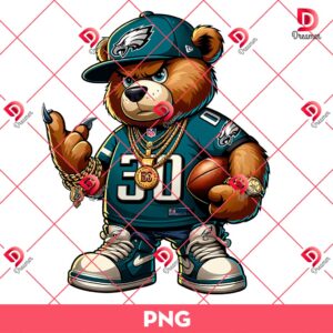Bundle Philadelphia Eagles PNG Design, NFL Eagles Football Characters PNG Bundle 123 Philadelphia Eagles Football Teddy Bear PNG, NFL Teddy Bear Eagles PNG
