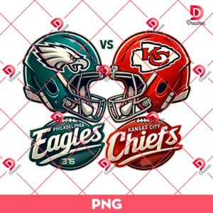 Philadelphia Eagles Vs Kansas City Chiefs PNG, KC Chiefs Helmet PNG, Eagles Football Helmet PNG