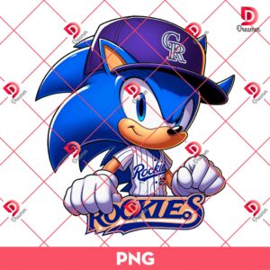 Sonic Colorado Rockies Baseball PNG, MLB Sport Sonic Rockies PNG