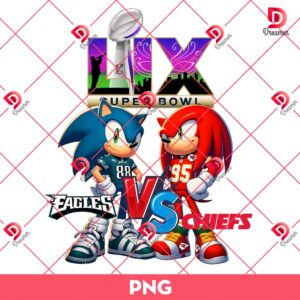 Bundle Philadelphia Eagles PNG Design, NFL Eagles Football Characters PNG Bundle 136 Sonic Eagles Vs Knuckles Chiefs PNG, Philadelphia Eagles Vs Kansas City Chiefs PNG, Super Bowl LIX Champions 2025 PNG