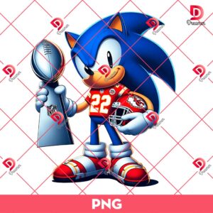 Sonic KC Chiefs Super Bowl LIX Champs PNG, Kansas City Chiefs Champions 2025 PNG, Sonic NFL Football Chiefs PNG