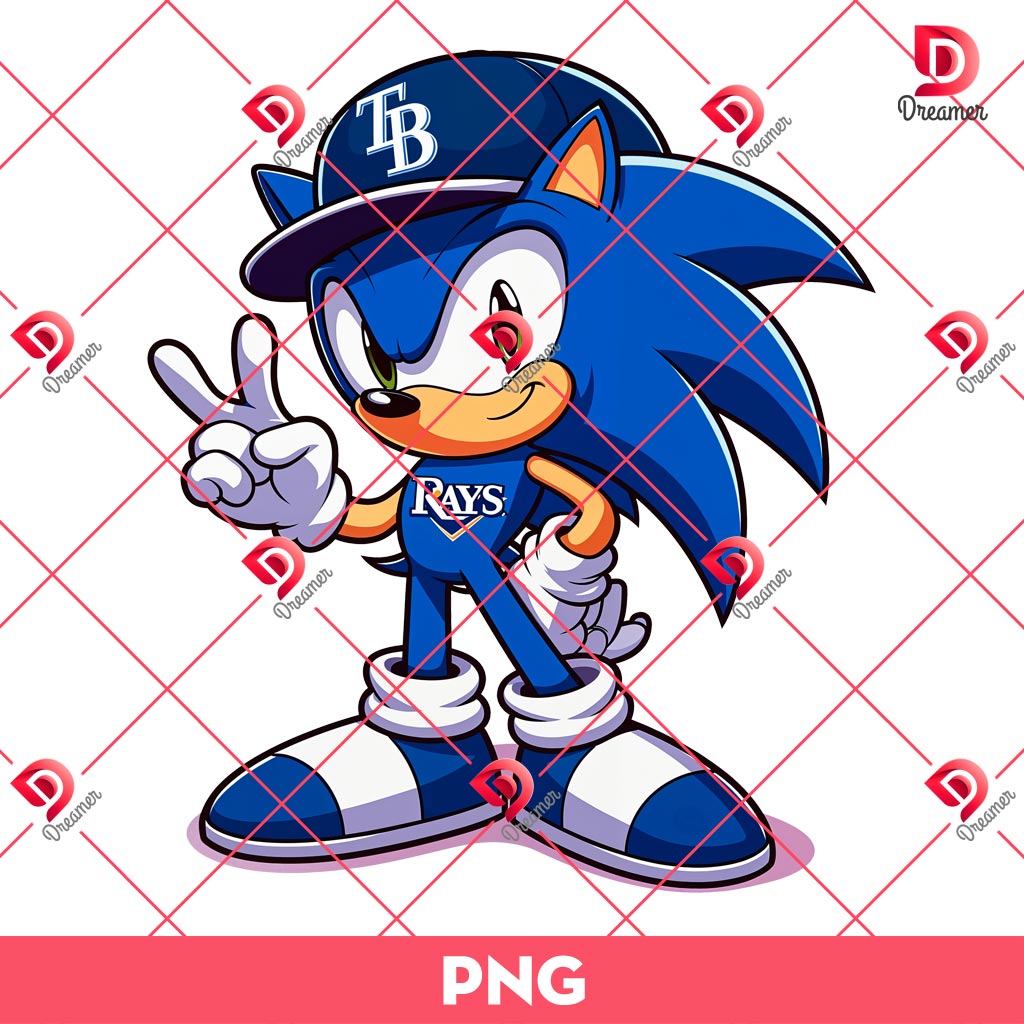 Sonic Tampa Bay Rays Baseball PNG, MLB Sport Sonic PNG 1 Sonic Tampa Bay Rays Baseball PNG, MLB Sport Sonic PNG