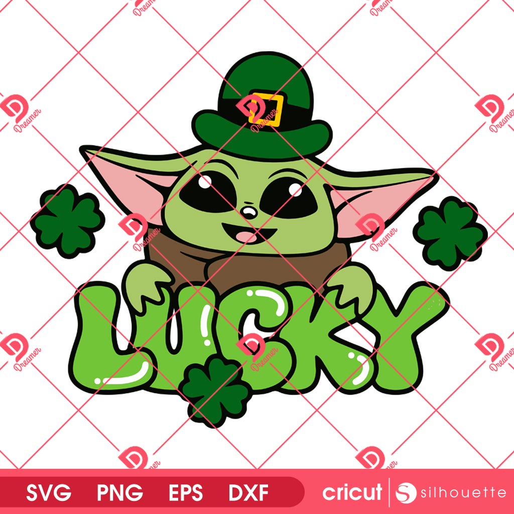 Baby Yoda Lucky St Patricks Day SVG PNG, Lucky Shamrock Disney Star Wars PNG SVG 1 Baby Yoda Lucky St Patricks Day SVG PNG, Lucky Shamrock Disney Star Wars PNG SVG