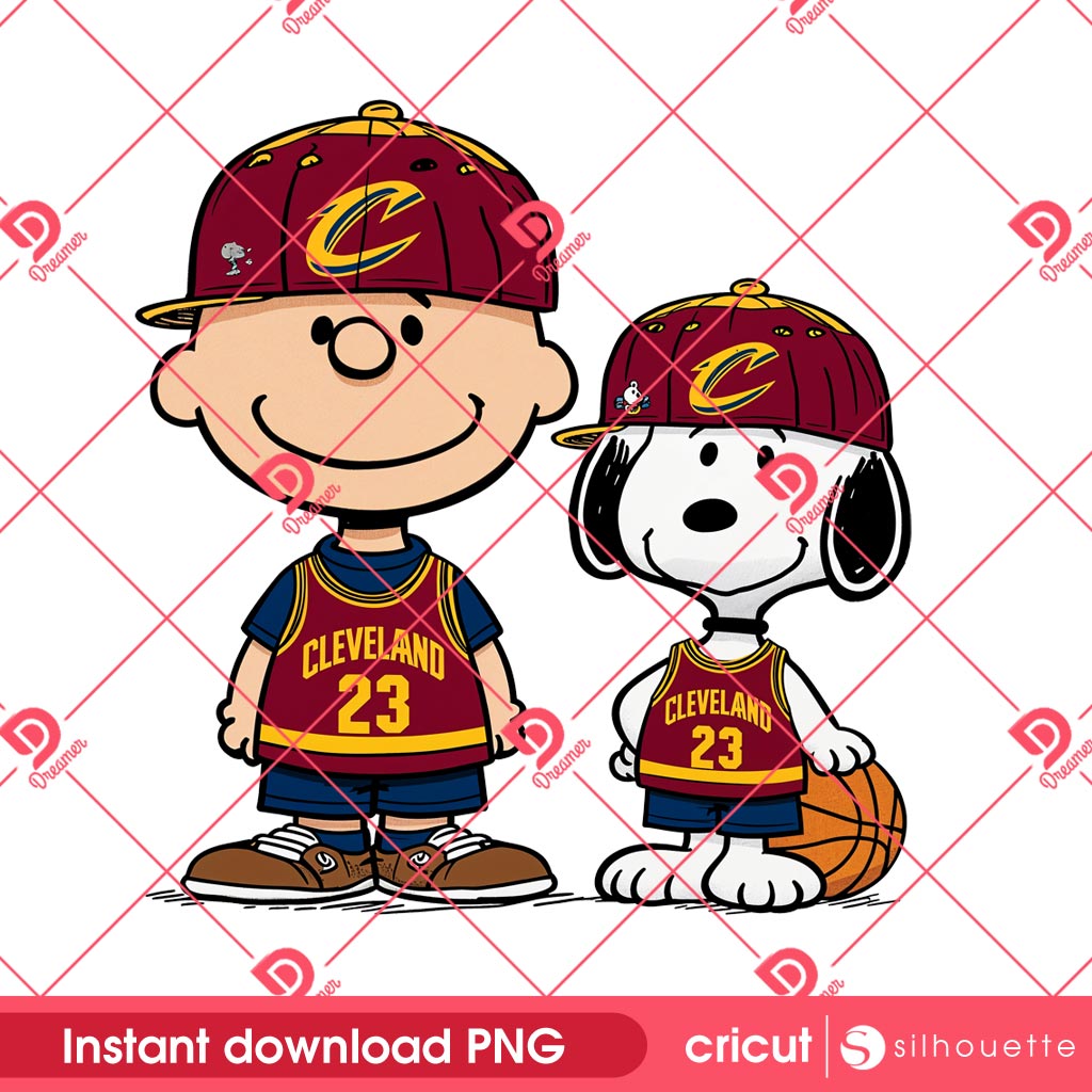 Charlie Brown And Snoopy Cleveland Cavaliers PNG, NBA Cavaliers Peanuts Basketball PNG 1 Charlie Brown And Snoopy Cleveland Cavaliers PNG, NBA Cavaliers Peanuts Basketball PNG