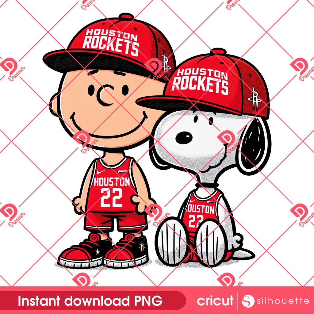 Charlie Brown And Snoopy Houston Rockets PNG, NBA Rockets Peanuts Basketball PNG 1 Charlie Brown And Snoopy Houston Rockets PNG, NBA Rockets Peanuts Basketball PNG