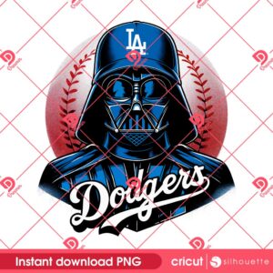 Darth Vader LA Dodgers Baseball PNG, MLB Star Wars Darth Vader Dodgers PNG