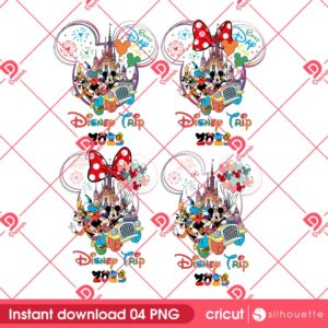 Disney Family Trip 2025 PNG Bundle, Best Dad Ever Disney Ears PNG, Disney Friends Vacation 2025 Bundle PNG