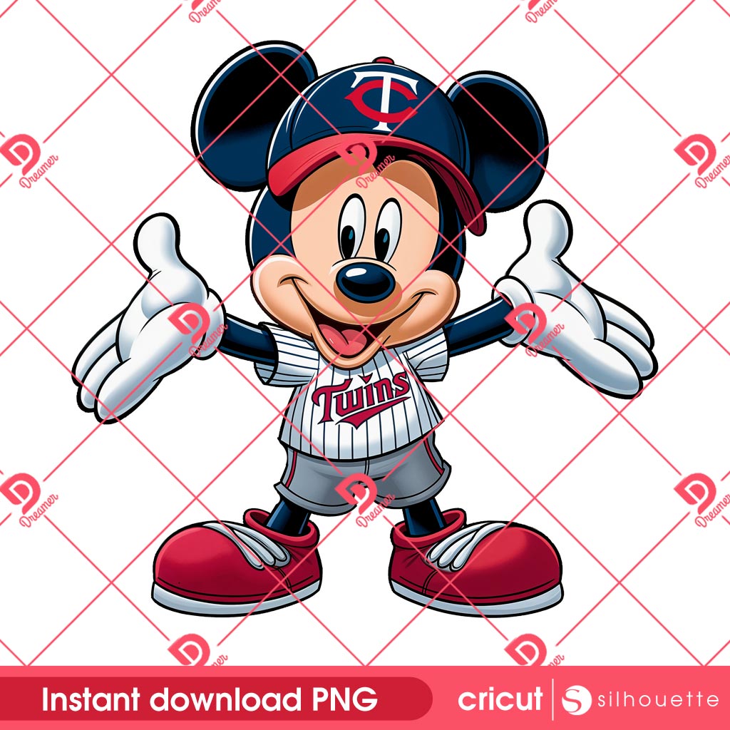 Mickey Mouse Minnesota Twins PNG, MLB Sport Disney Mickey Twins Baseball PNG 1 Mickey Mouse Minnesota Twins PNG, MLB Sport Disney Mickey Twins Baseball PNG