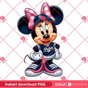 Minnie Mouse SD Padres PNG, Baseball Disney Minnie San Diego Padres PNG 5 Minnie Mouse SD Padres PNG Baseball Disney Minnie San Diego Padres PNG 3