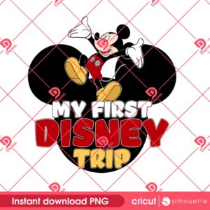 My First Disney Trip PNG, Family Disney Trip 2025 PNG, Mickey Mouse Disney Trip 2205 PNG