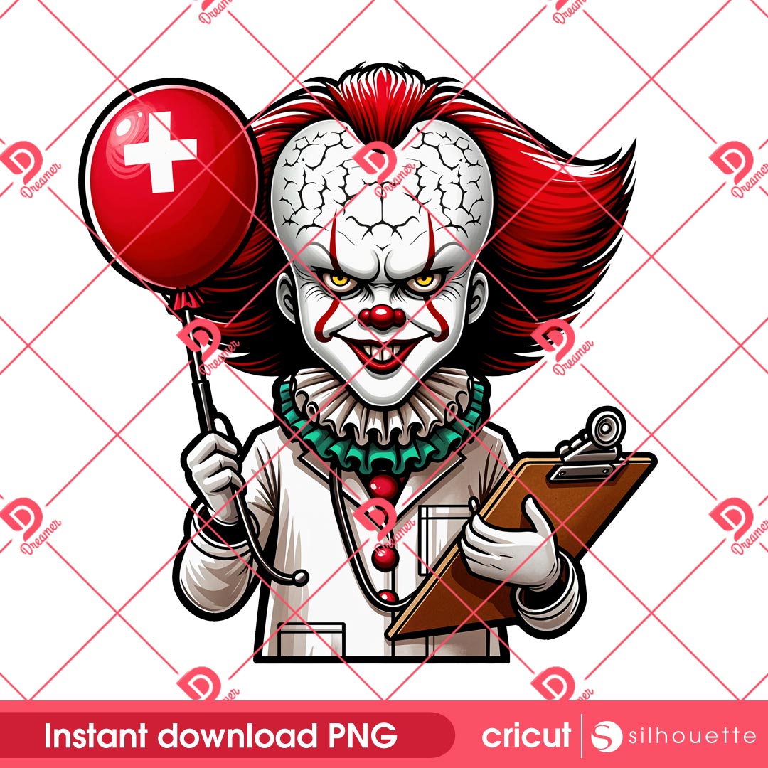 Pennywise Doctor PNG, Horror Killer In Hospital PNG 1 Pennywise Doctor PNG, Horror Killer In Hospital PNG