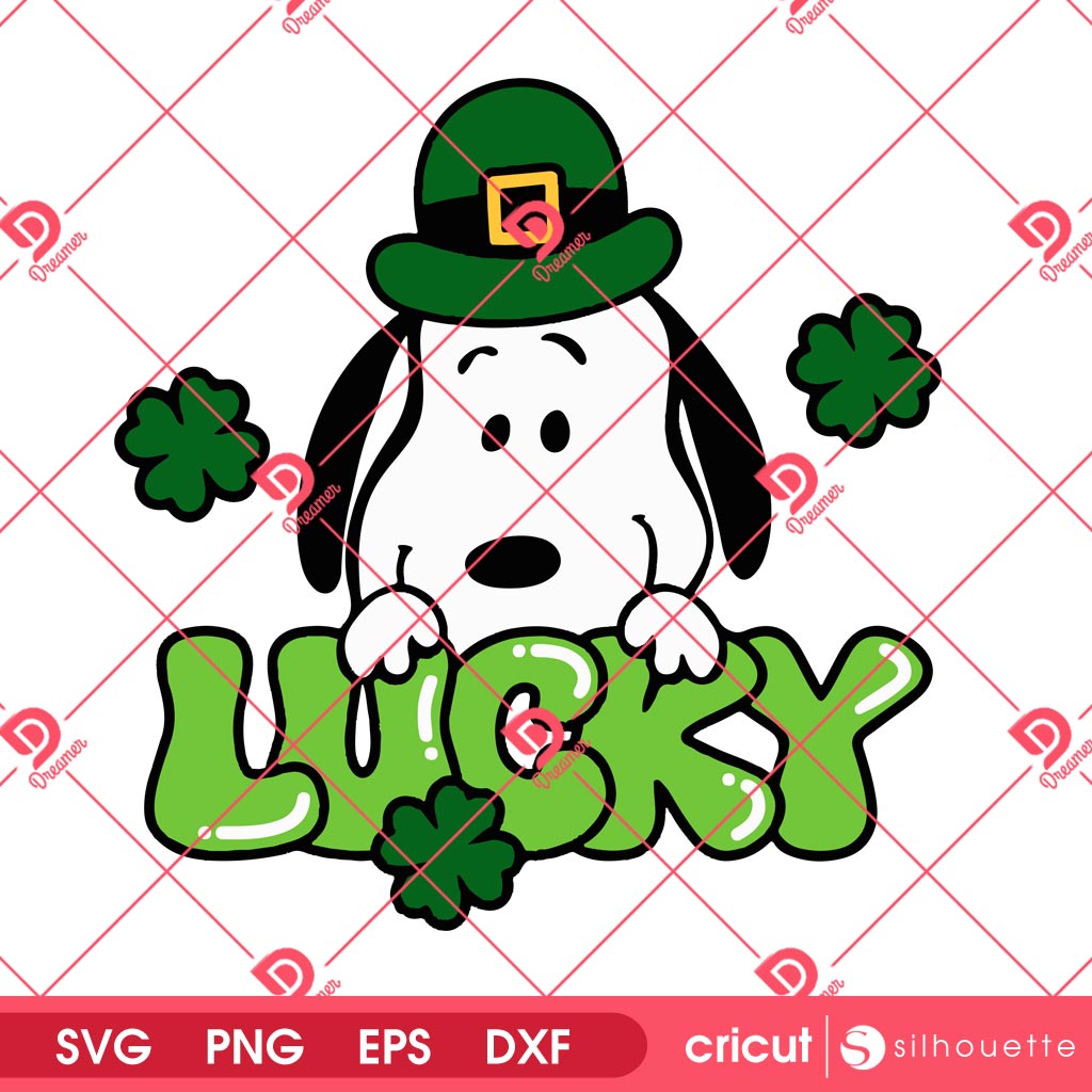 Snoopy Lucky St Patricks Day SVG PNG, Lucky Shamrock Peanuts Cartoon PNG SVG, Snoopy Saint Patrick PNG SVG 1 Snoopy Lucky St Patricks Day SVG PNG, Lucky Shamrock Peanuts Cartoon PNG SVG, Snoopy Saint Patrick PNG SVG