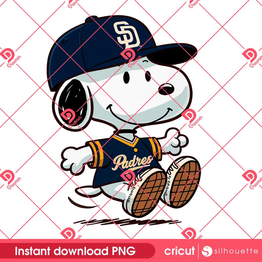 Snoopy San Diego Padres Baseball PNG, MLB Sport Peanuts Snoopy PNG 1 Snoopy San Diego Padres Baseball PNG, MLB Sport Peanuts Snoopy PNG