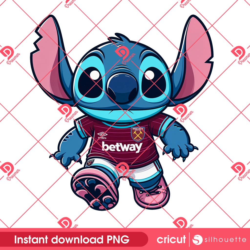 Stitch West Ham United PNG, Stitch Soccer Player West Ham United PNG 2 Stitch West Ham United PNG, Stitch Soccer Player West Ham United PNG