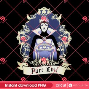 Vintage Disneys Wicked Queen Snow White PNG, Disney Characters PNG