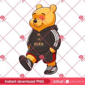 Winnie The Pooh LAFC PNG, Winnie The Pooh Los Angeles Soccer FC PNG