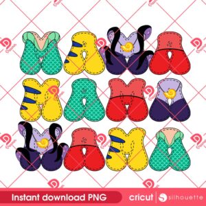 Ariel Mama PNG, Disney Princess Mama PNG, Disney Mothers Day PNG